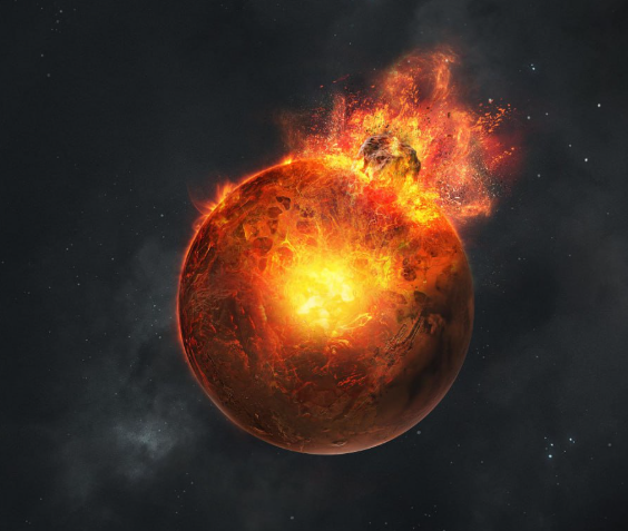 Mars's fiery past (Photo: Blackhole via X) Mars's fiery past (Photo: Blackhole via X)