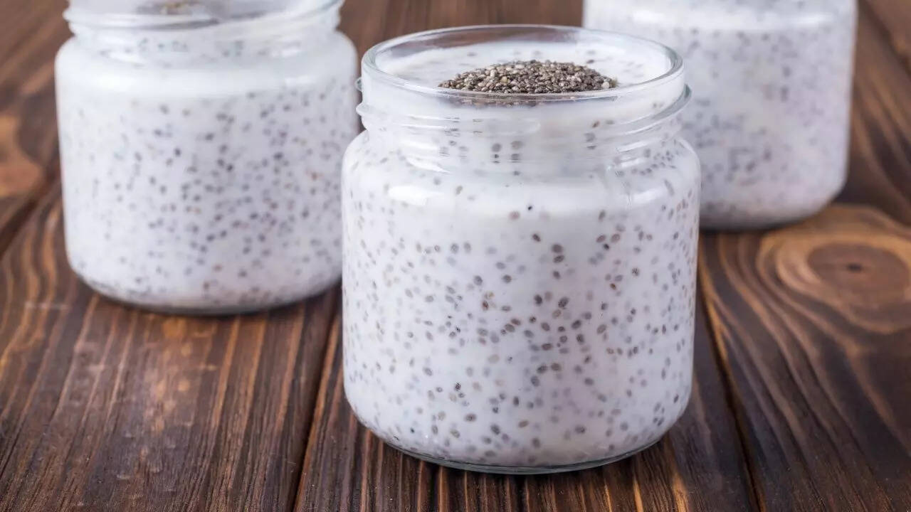 Coconut water chia fresca