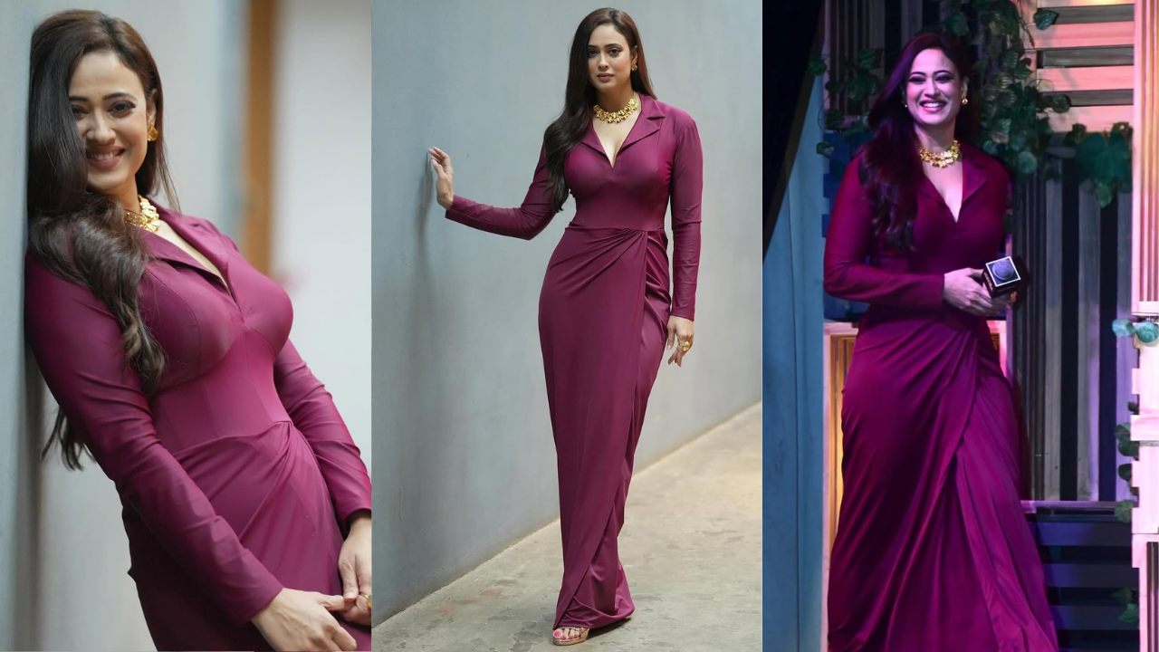 Shweta Tiwari's full-length gown