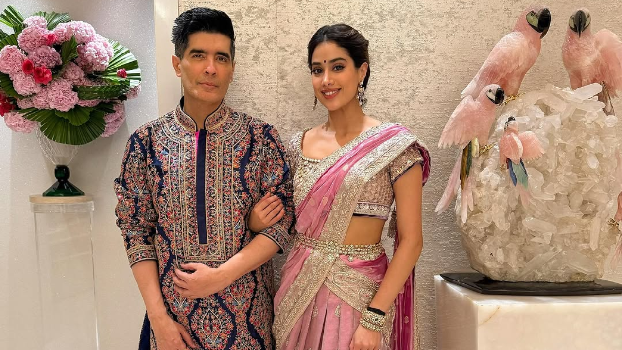 Janhvi Kapoor redefines festive elegance
