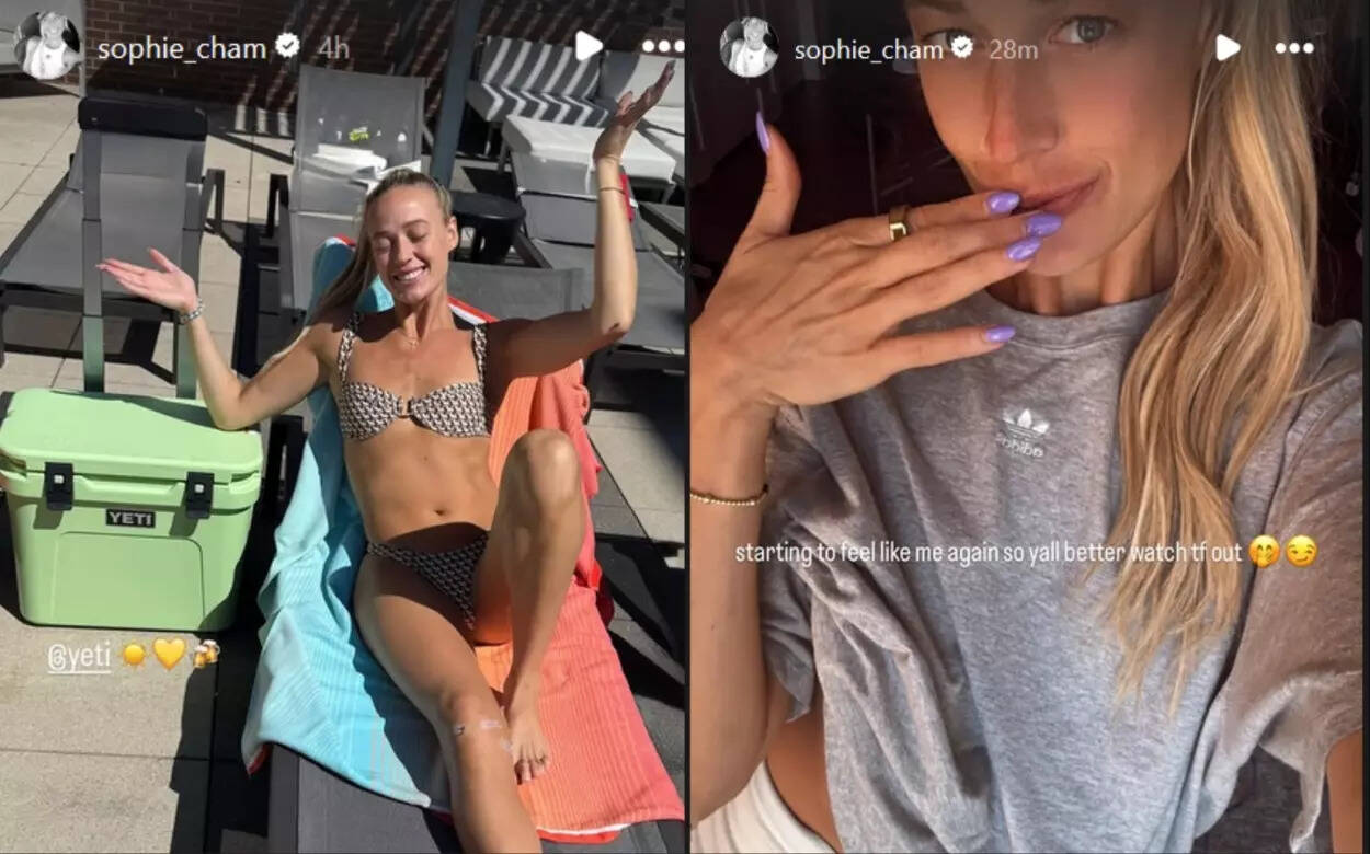 Sophie Cunningham's Instagram stories