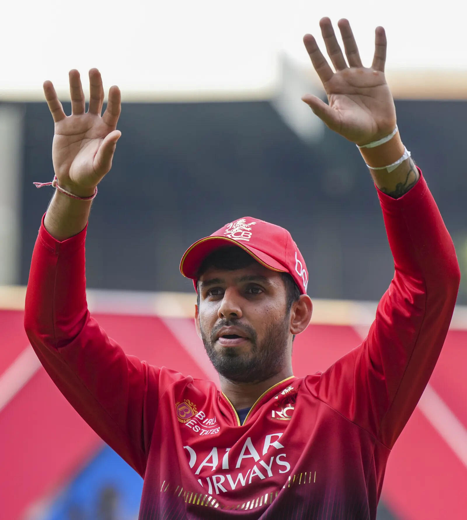 Bengaluru: Jitesh Sharma of Royal Challengers Bangalore during a practice session before the IPL 2025 tournament at the Chinnaswamy Stadium in Bengaluru. (PTI Photo/Shailendra Bhojak) Bengaluru: Jitesh Sharma of Royal Challengers Bangalore during a practice session ...