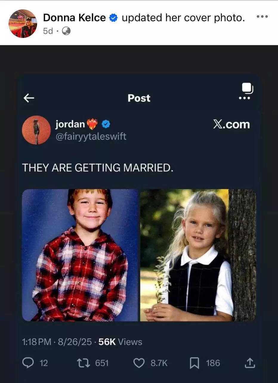 Donna Kelce's post