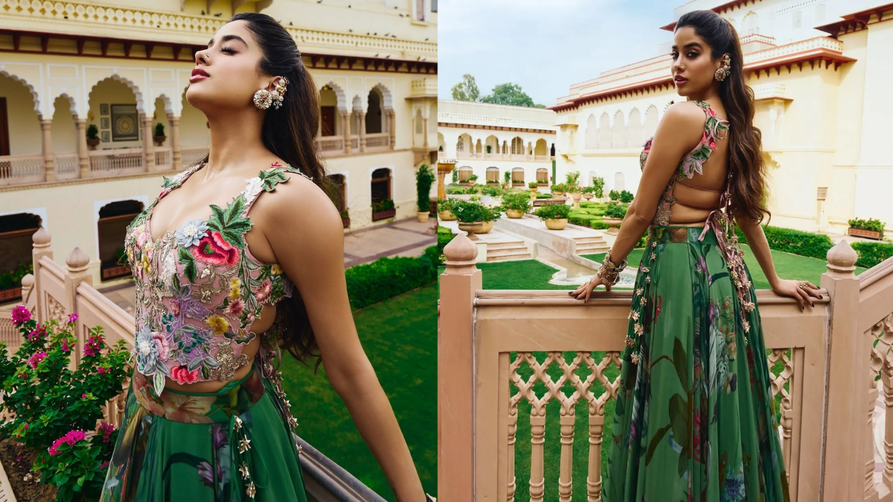 (Image Credits: Instagram) Janhvi exudes heritage meets high fashion moment