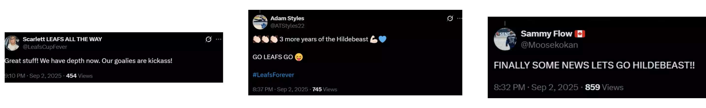 Fans respond to Dennis Hildeby’s new contract (Image Via Twitter) Fans respond to Dennis Hildeby’s new contract