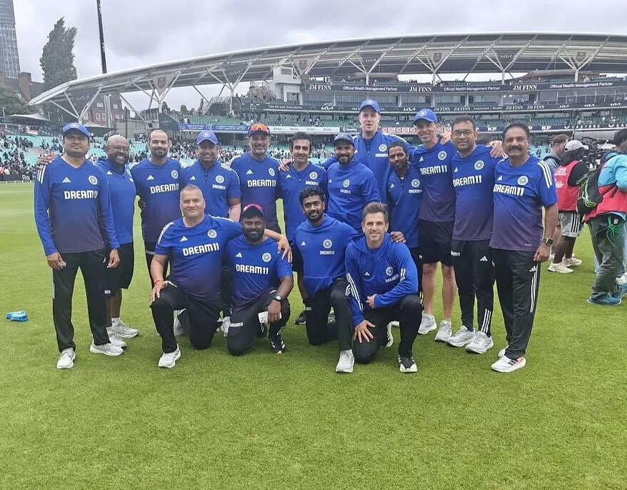 Adrian Le Roux during the England tour with India. (Instagram) Adrian Le Roux IG