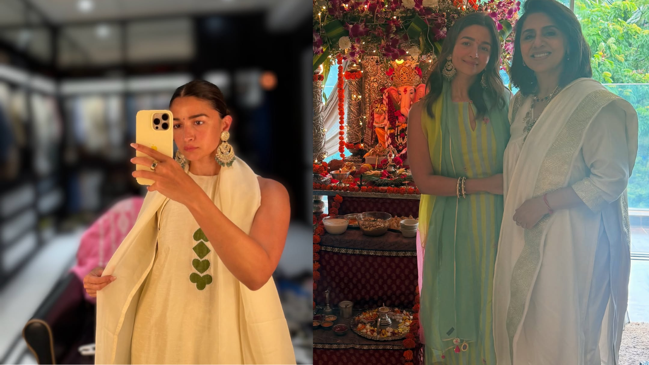 Alia Bhatt's Ganesh Chaturthi celebration