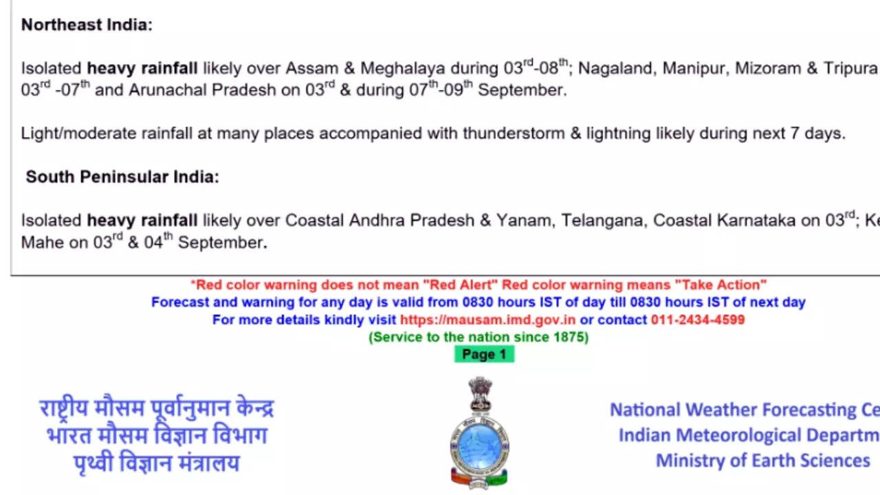 IMD bulletin
