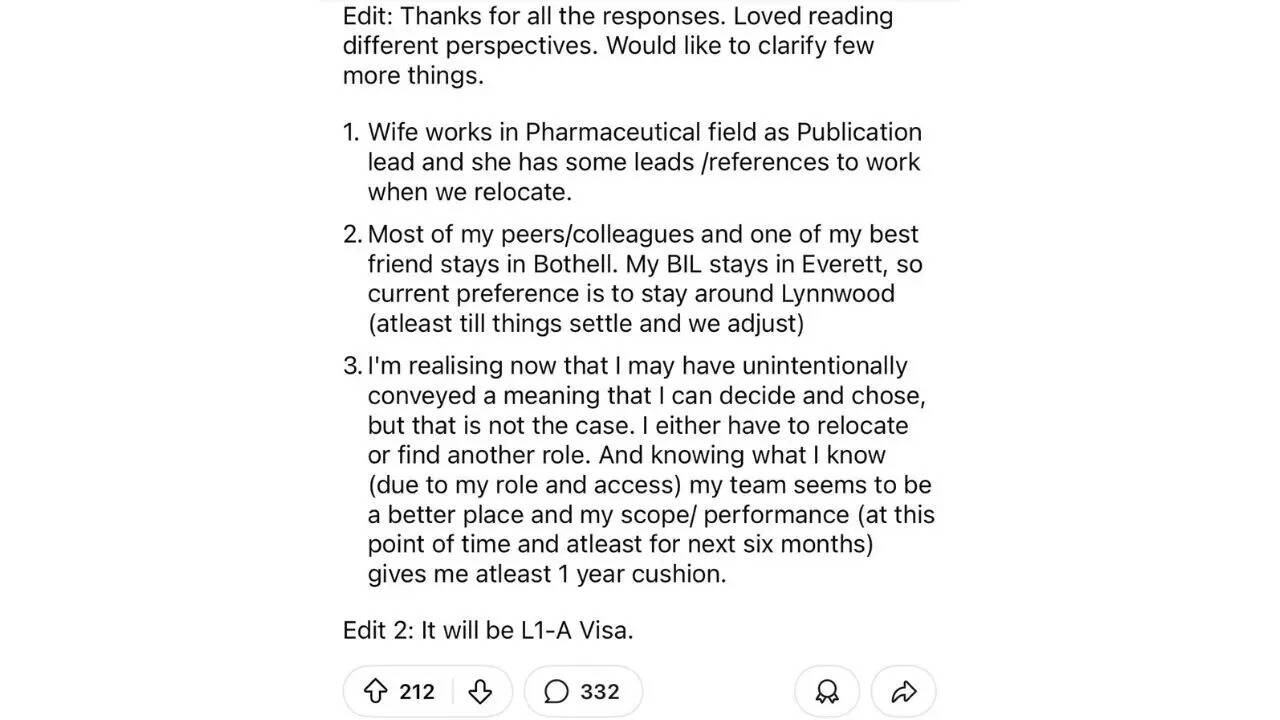 Reddit post
