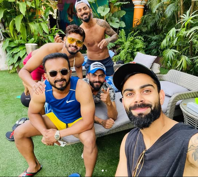 Virat Kohli and India teammates enjoying an off day (Screengrabs) Screenshot 2025-09-04 170352