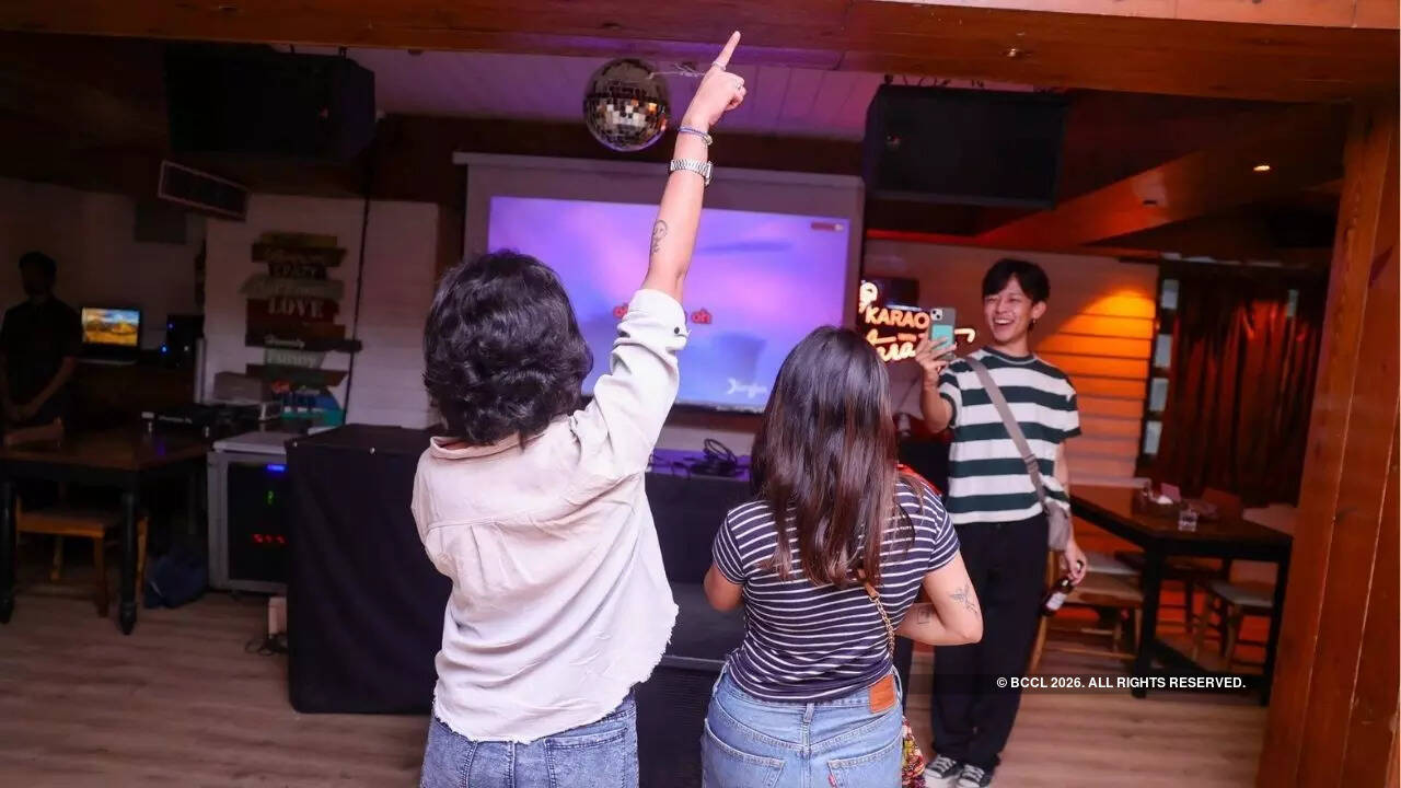 Karaoke thrives on iconic bangers from Bollywood to English and even regional languages