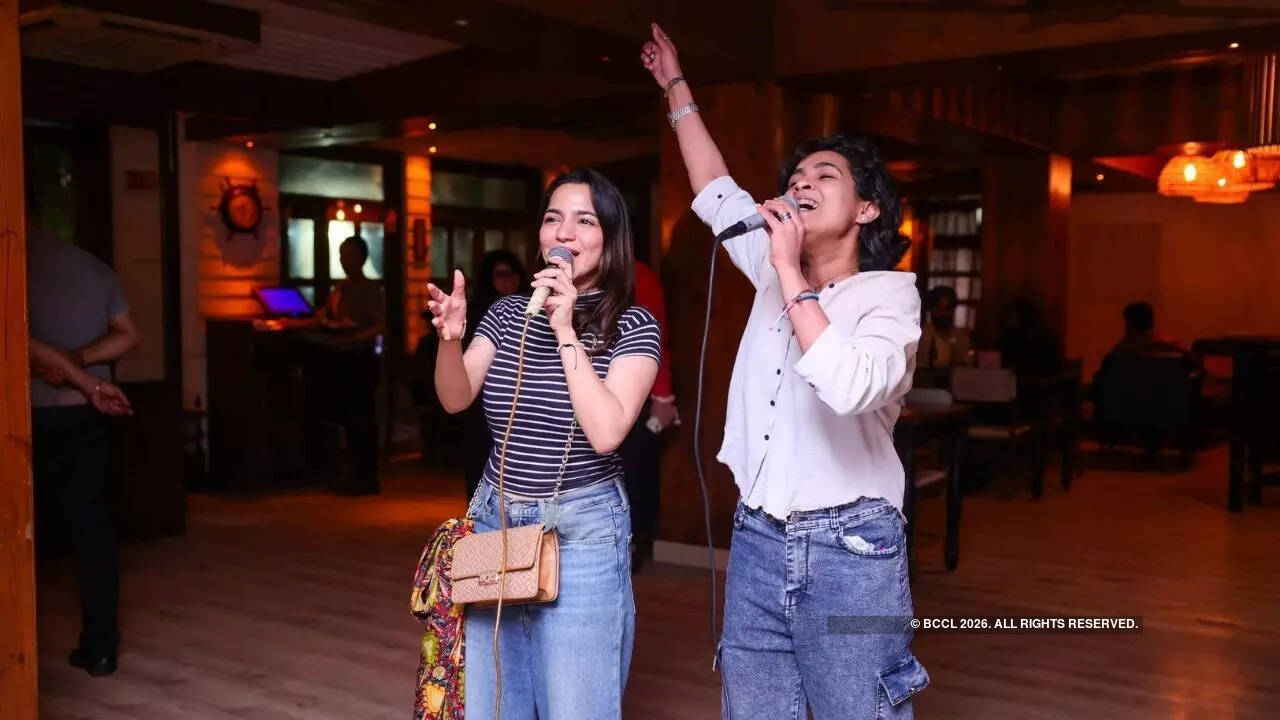 Karaoke helps people feel seen by being on stage Karaoke helps people feel seen by being on stage