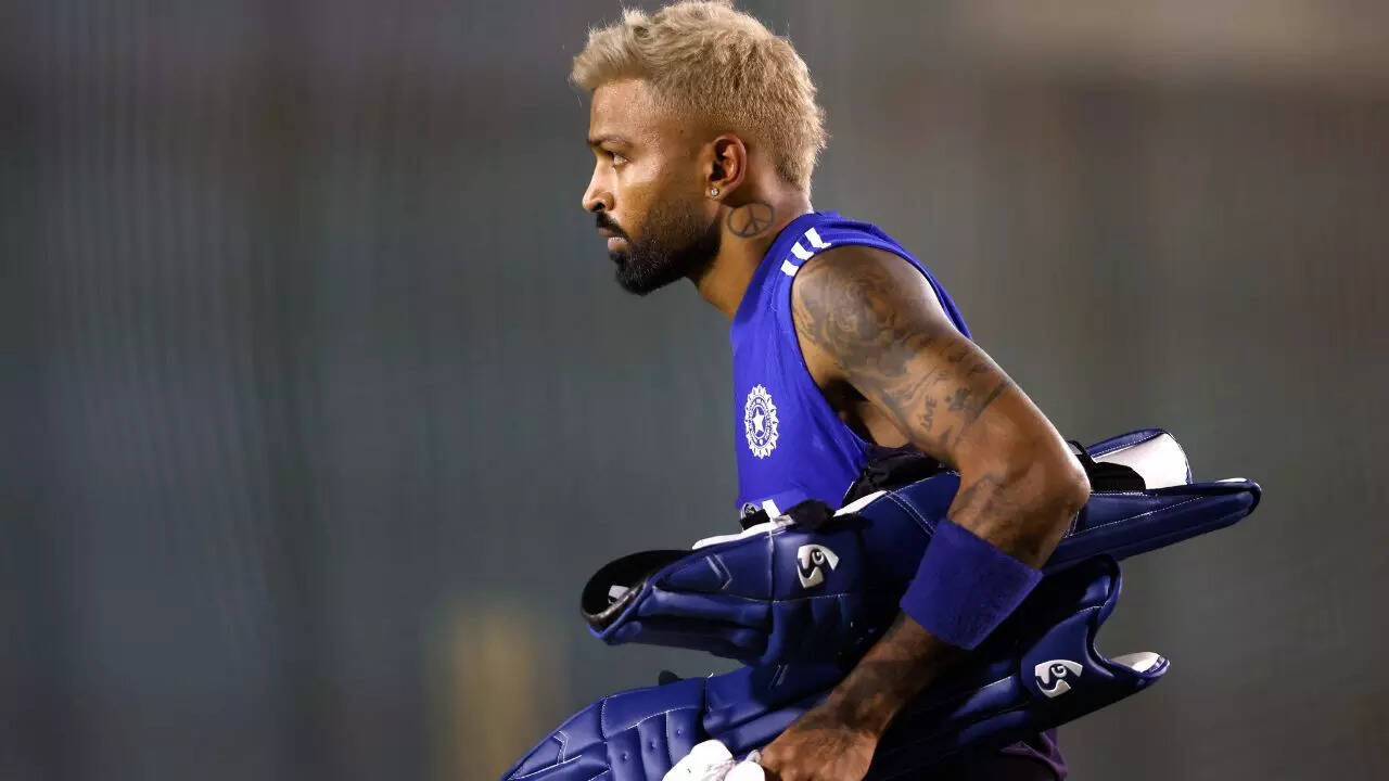 Hardik Pandya's new hairstyle (BCCI | X) Hardik Pandya