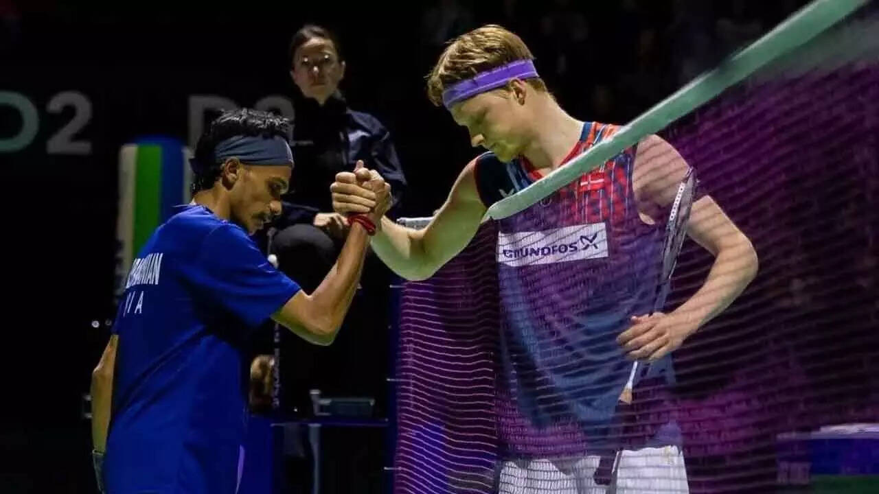 Historic win over World No. 2 Anders Antonsen (File Photo) win over World No. 2 Anders Antonsen