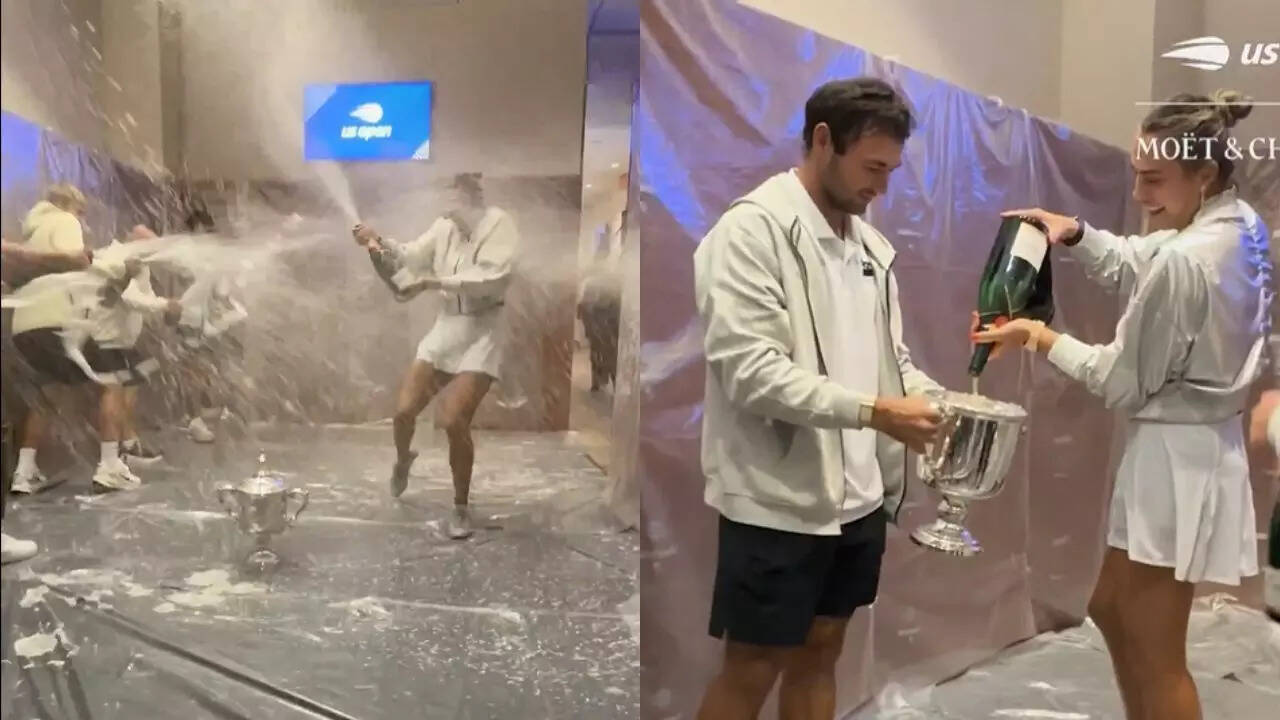 People have been loving the hard-working athlete's celebration