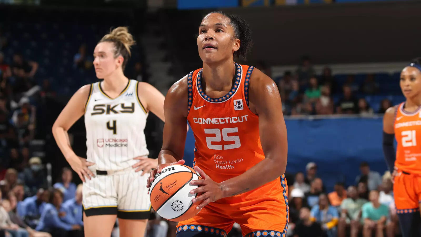 Connecticut Sun in a Game with Chicago Sky