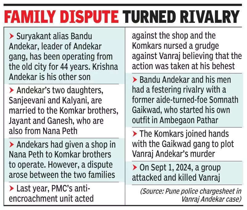 17 खटल्यांमध्ये गुंड बंडू अंदेकरचा जामीन रद्दबातल शोधण्यासाठी पोलिसांना हलविण्यासाठी पोलिस