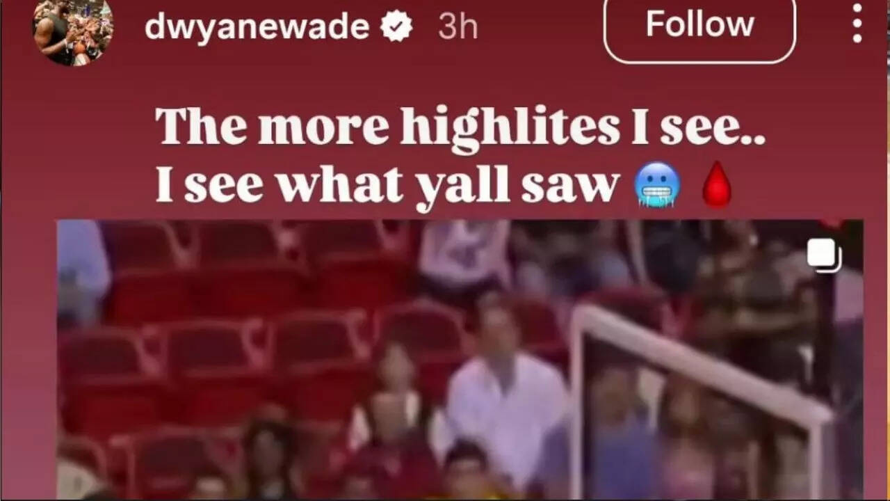 Dwyane Wade's Instagram story