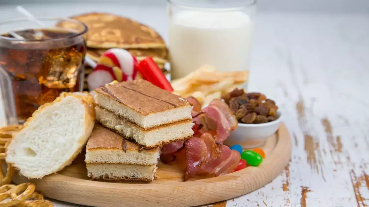 Processed and sugary foods