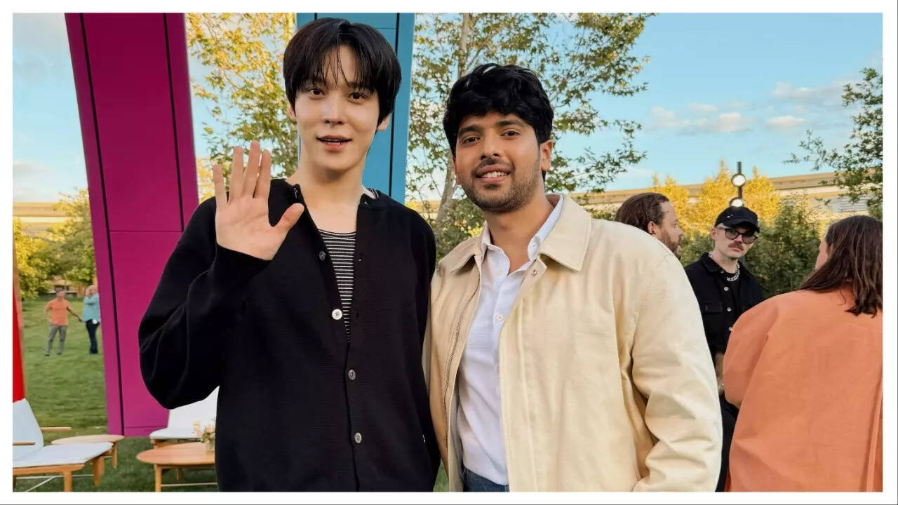 Armaan with K-pop star Yunho