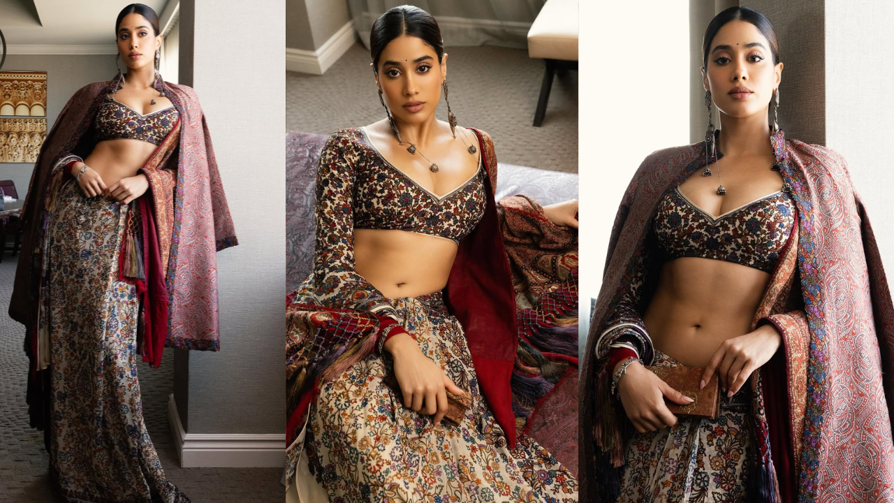 Janhvi Kapoor’s recent jamawar-inspired look