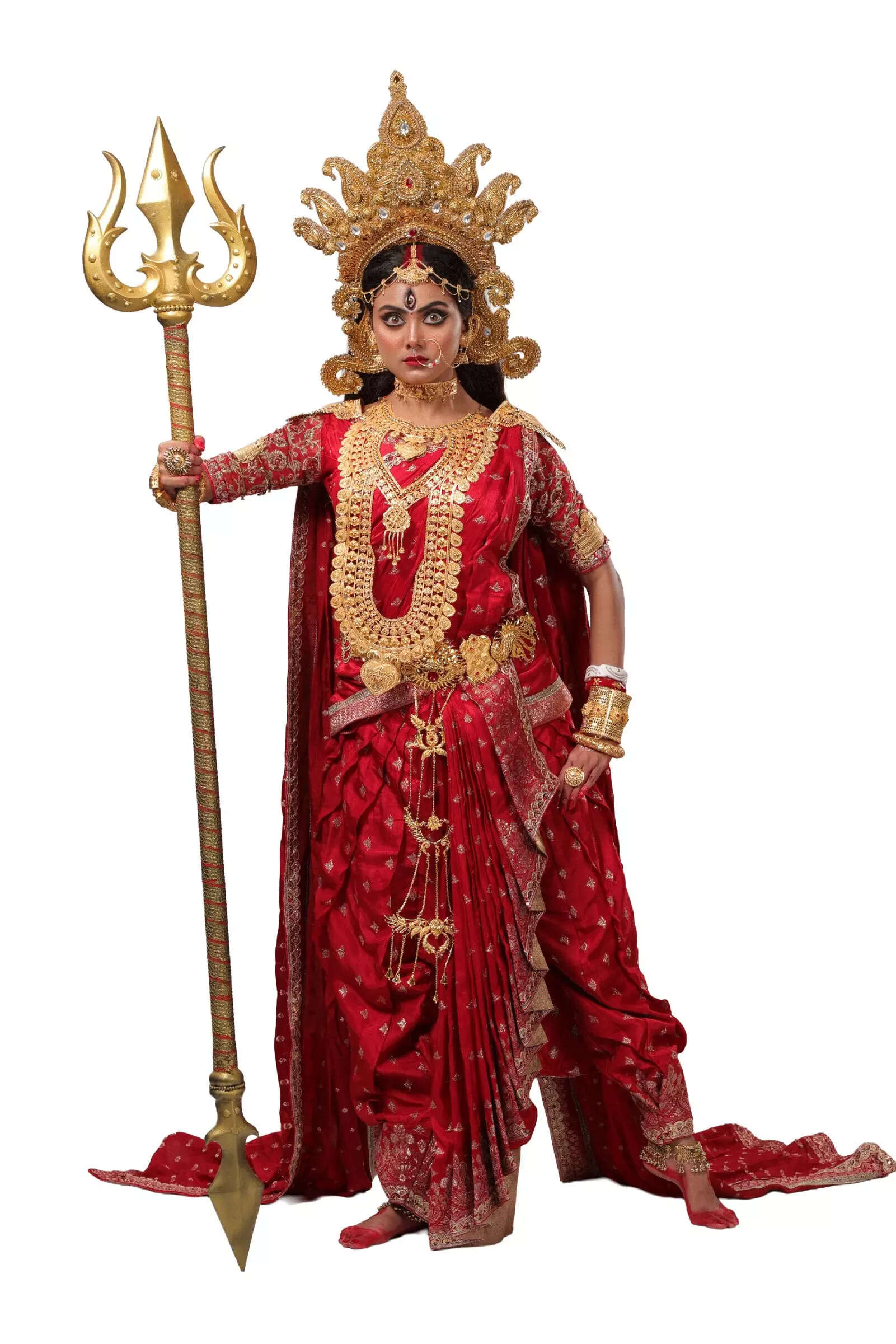 Idhika Paul, as Parvati and Mahishasurmardini (1)