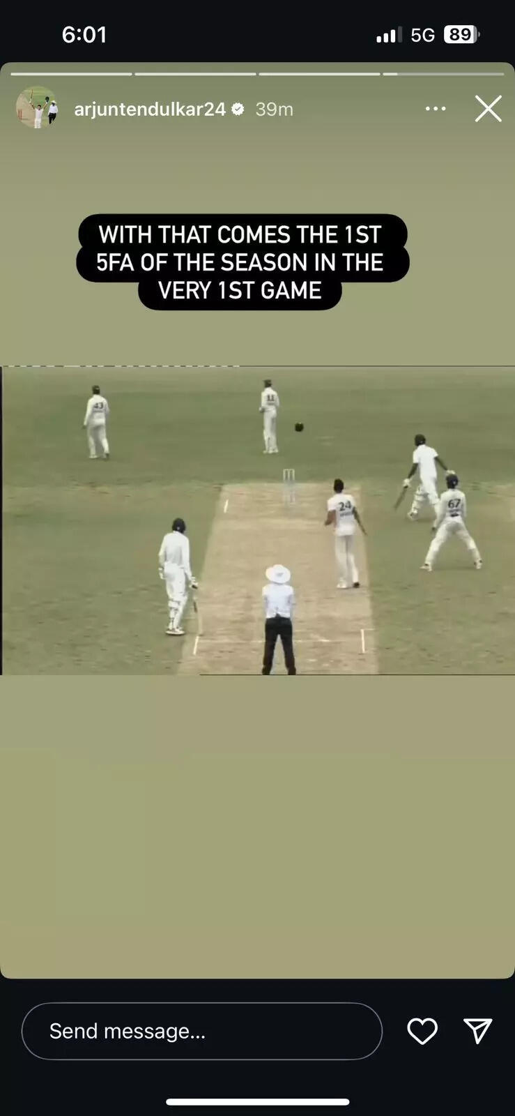 ​Arjun Tendulkar