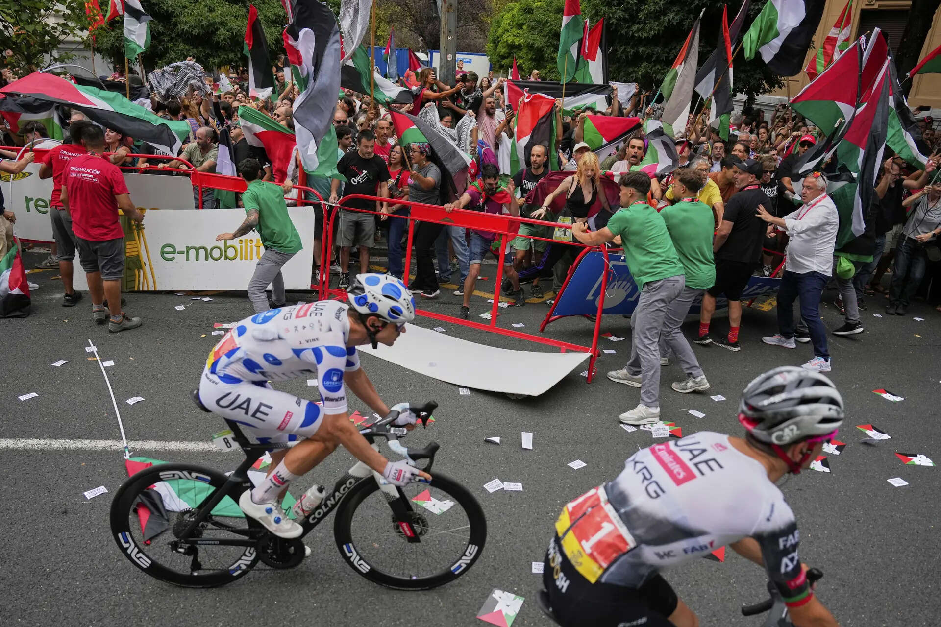 Spain Cycling La Vuelta