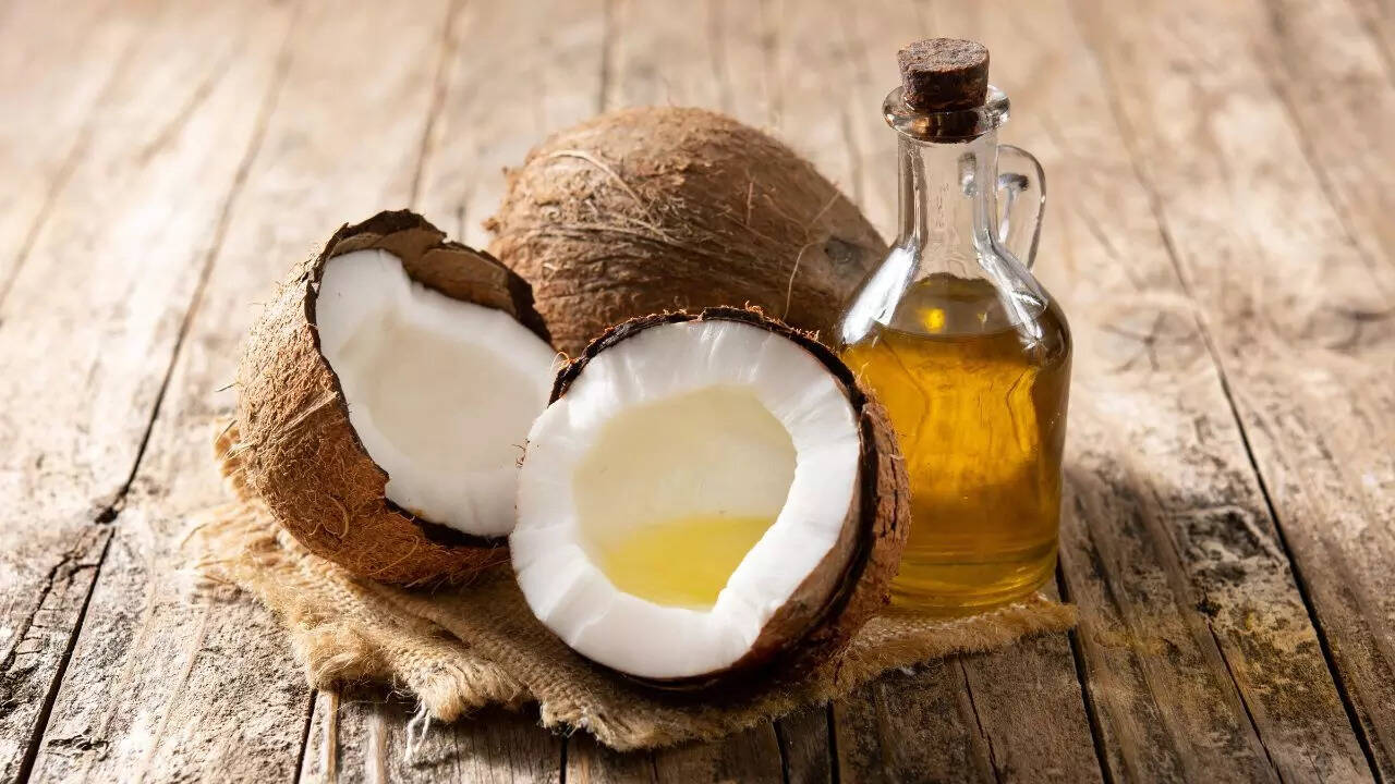 Coconut oil massage for stronger hair roots