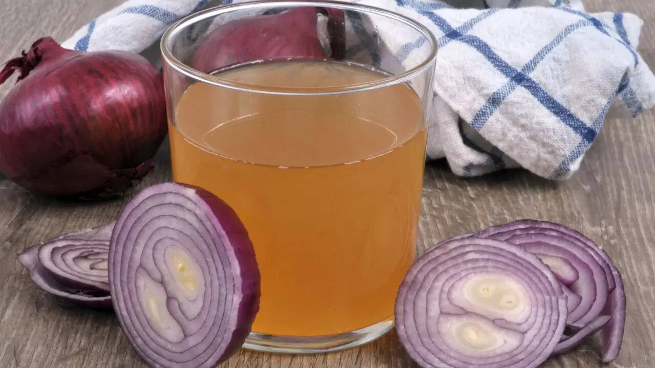 Onion juice for scalp nourishment and regrowth