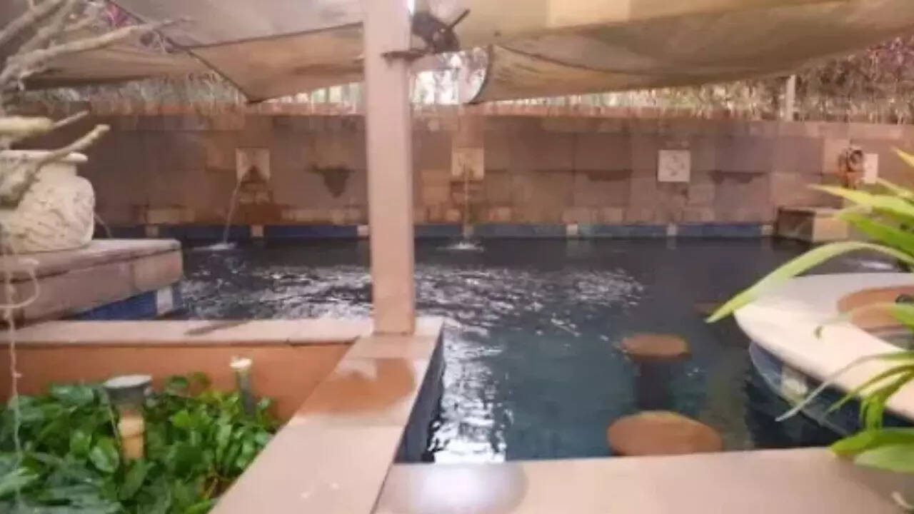Janhvi Kapoor's pool