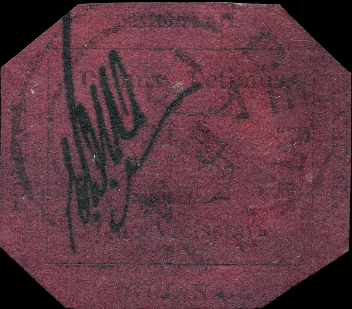 British Guiana One‑Cent Magenta