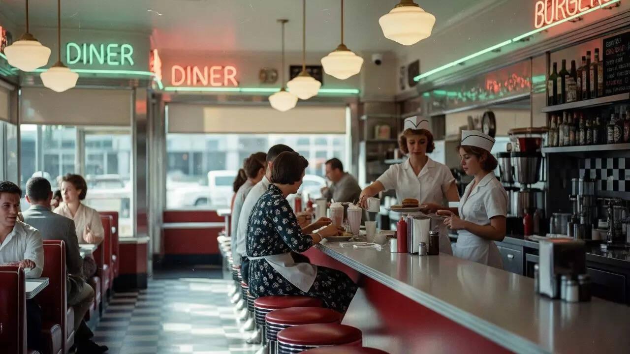 Vintage film scene prompt