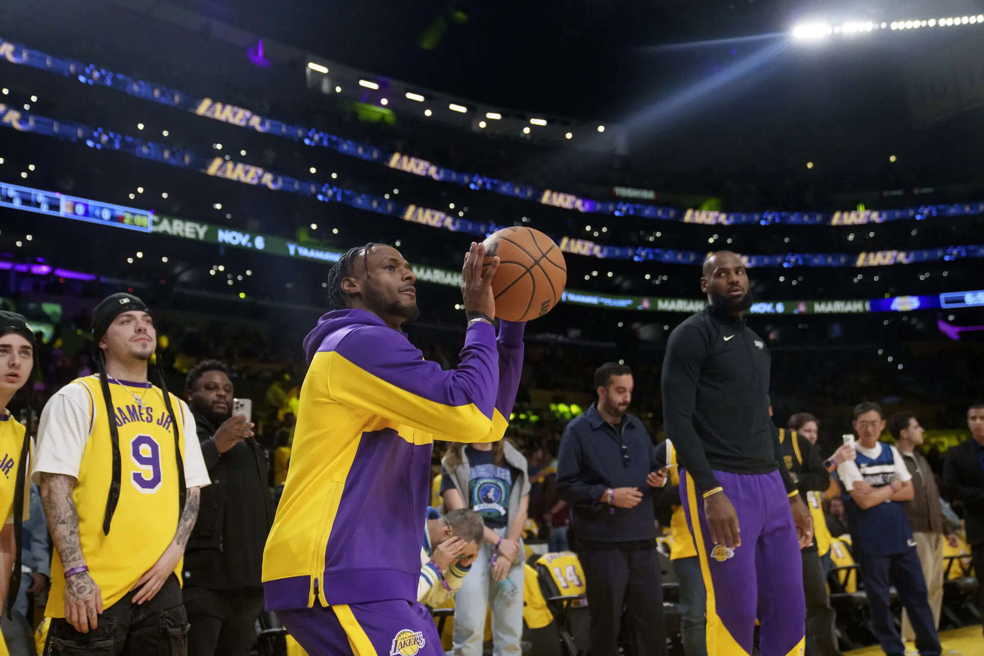 LeBron James and his son could be traded to the Denver Nuggets