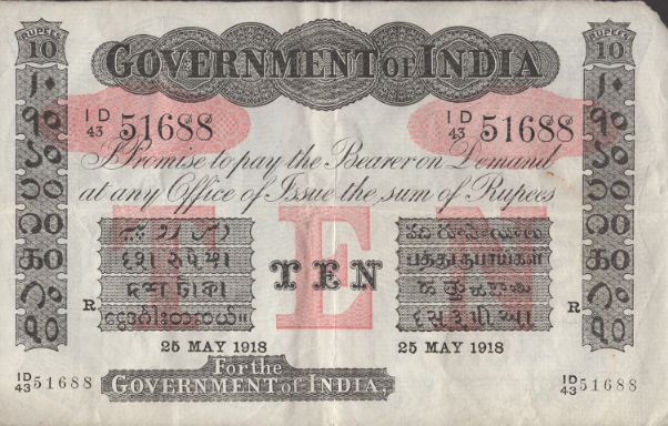 NOONANS sell rare indian banknotes recovered from a shipwreck (Photo: Noonans)