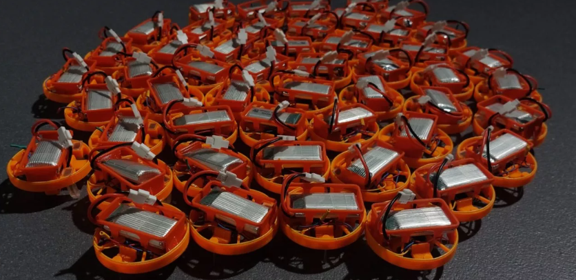 Swarm of robots (Photo Credit: Luco Buise)