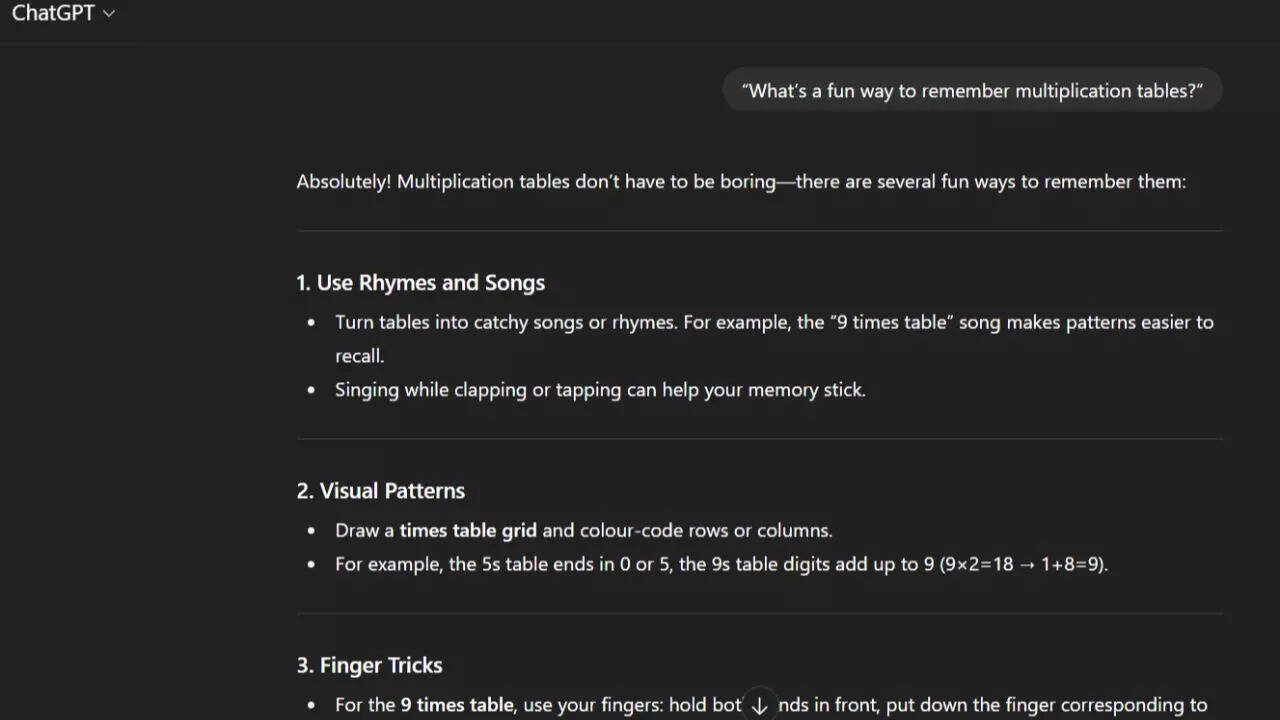 fun way to remember multiplication tables