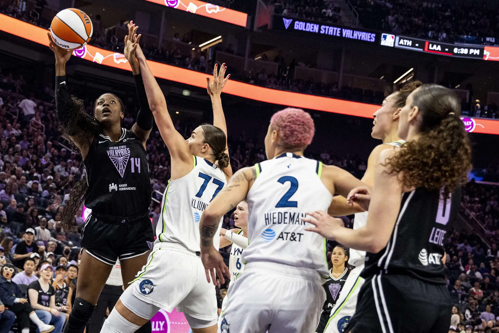 Hiedeman scores 24, Collier 20 as Lynx hold off Valkyries 78-72