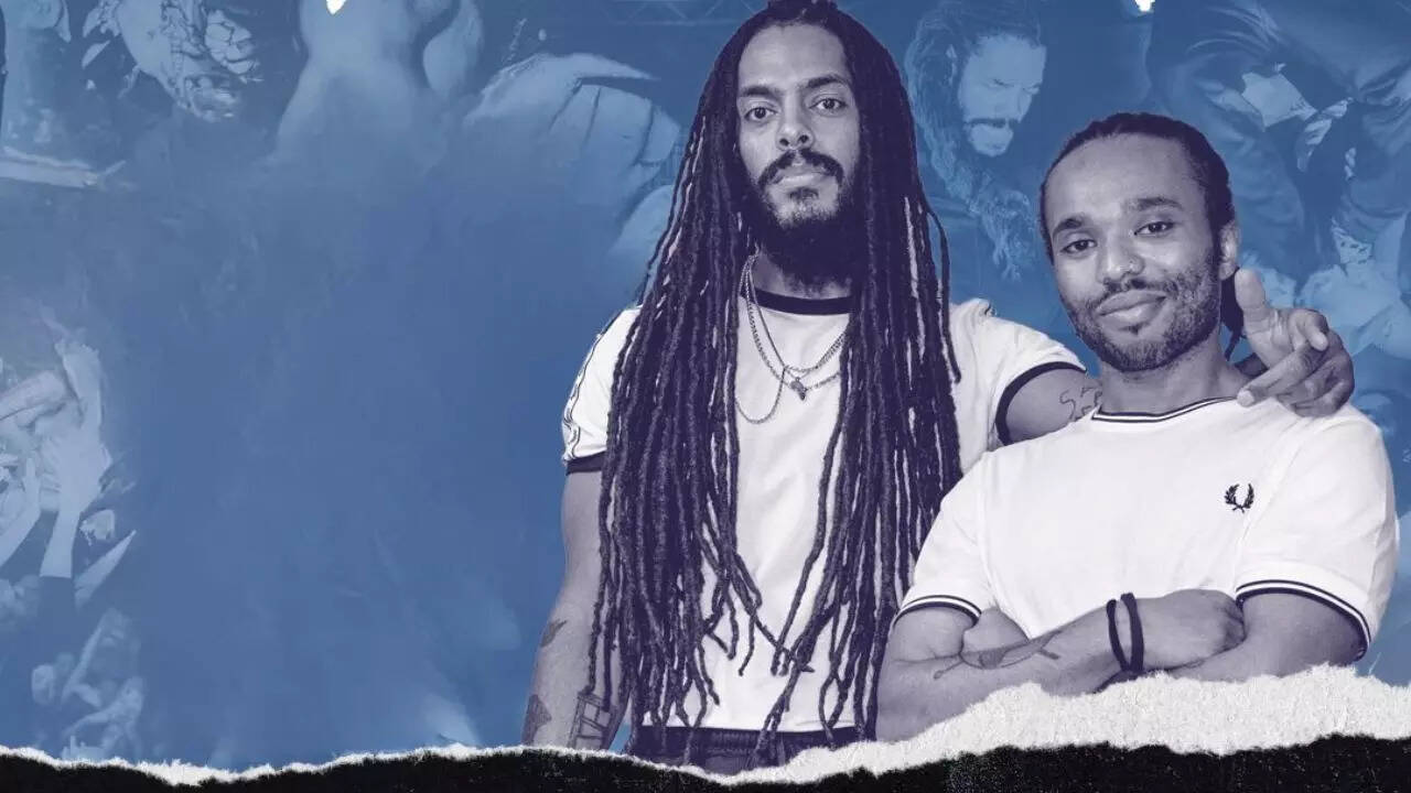A clip from the Punk rap duo Bob Vylan's performance is viral