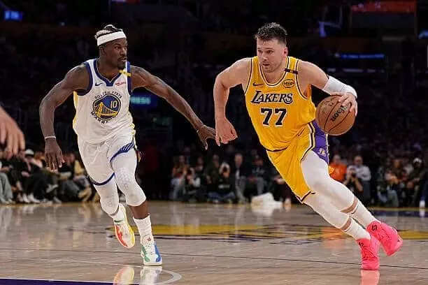 Luka Doncic and Jimmy Butler