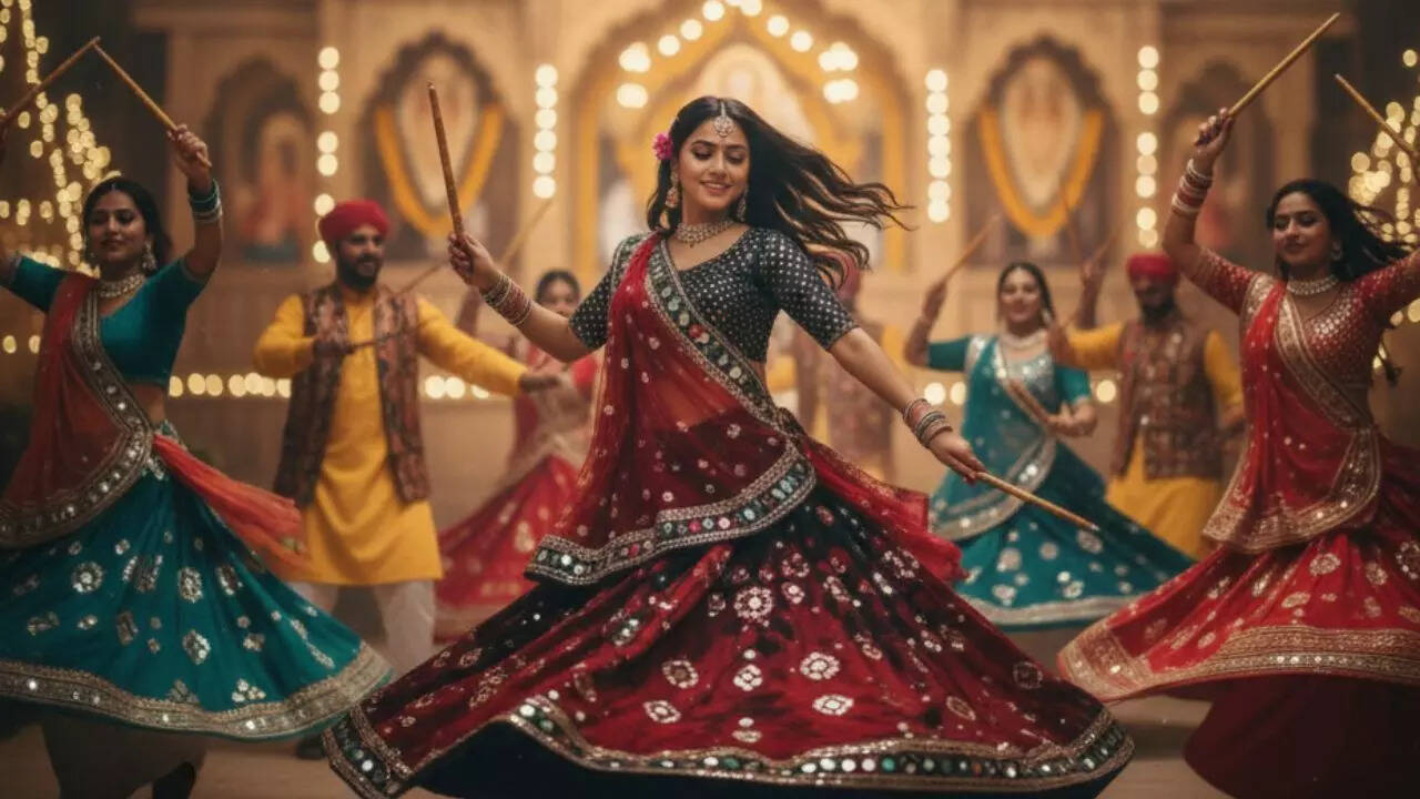 The dynamic Navratri dance looks