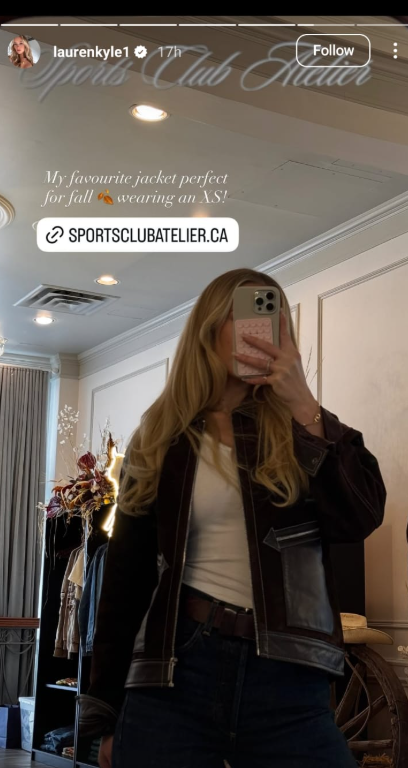 NHL-NHL star Connor McDavid’s wife, Lauren Kyle, showcases fall style with Sports Club Atelier