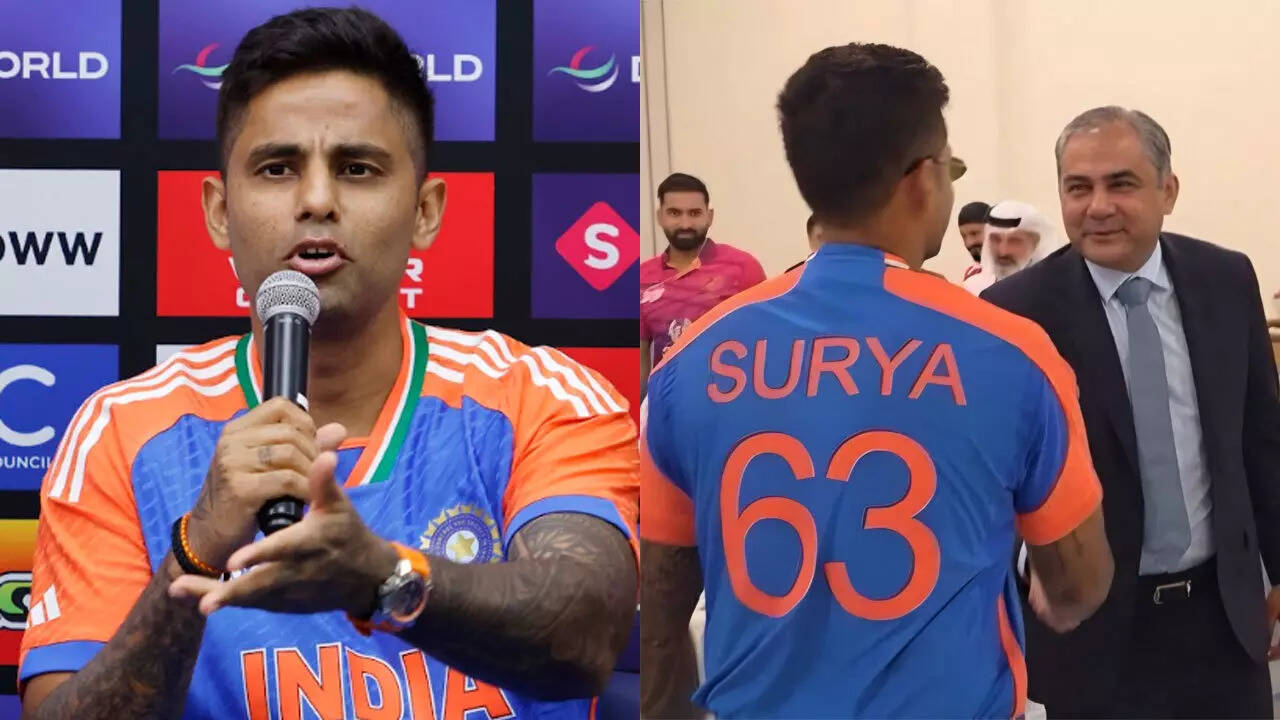 Clips of the handshake between Suryakumar Yadav and Mohsin Naqvi quickly went viral, fuelling backlash among Indian fans. (Image credit: ACC) Surya-PCB-chief-1009-s