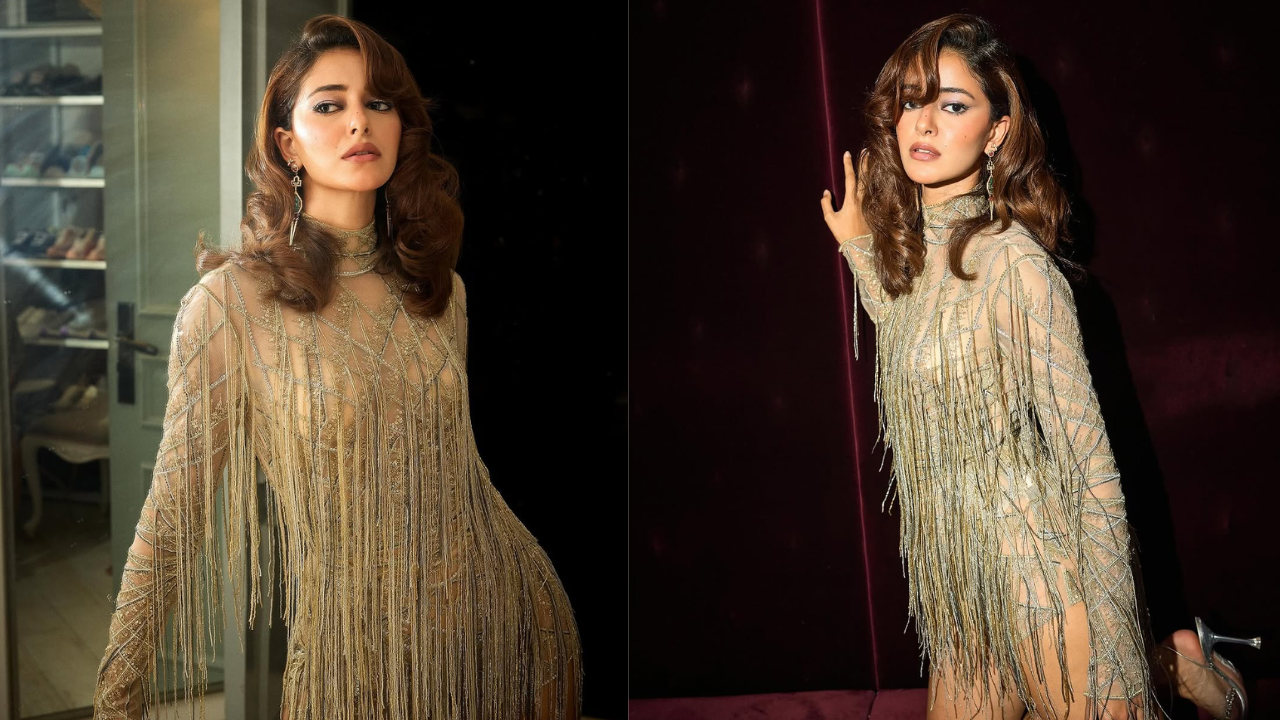 Ananya Panday is a sight to behold in this mini-dress