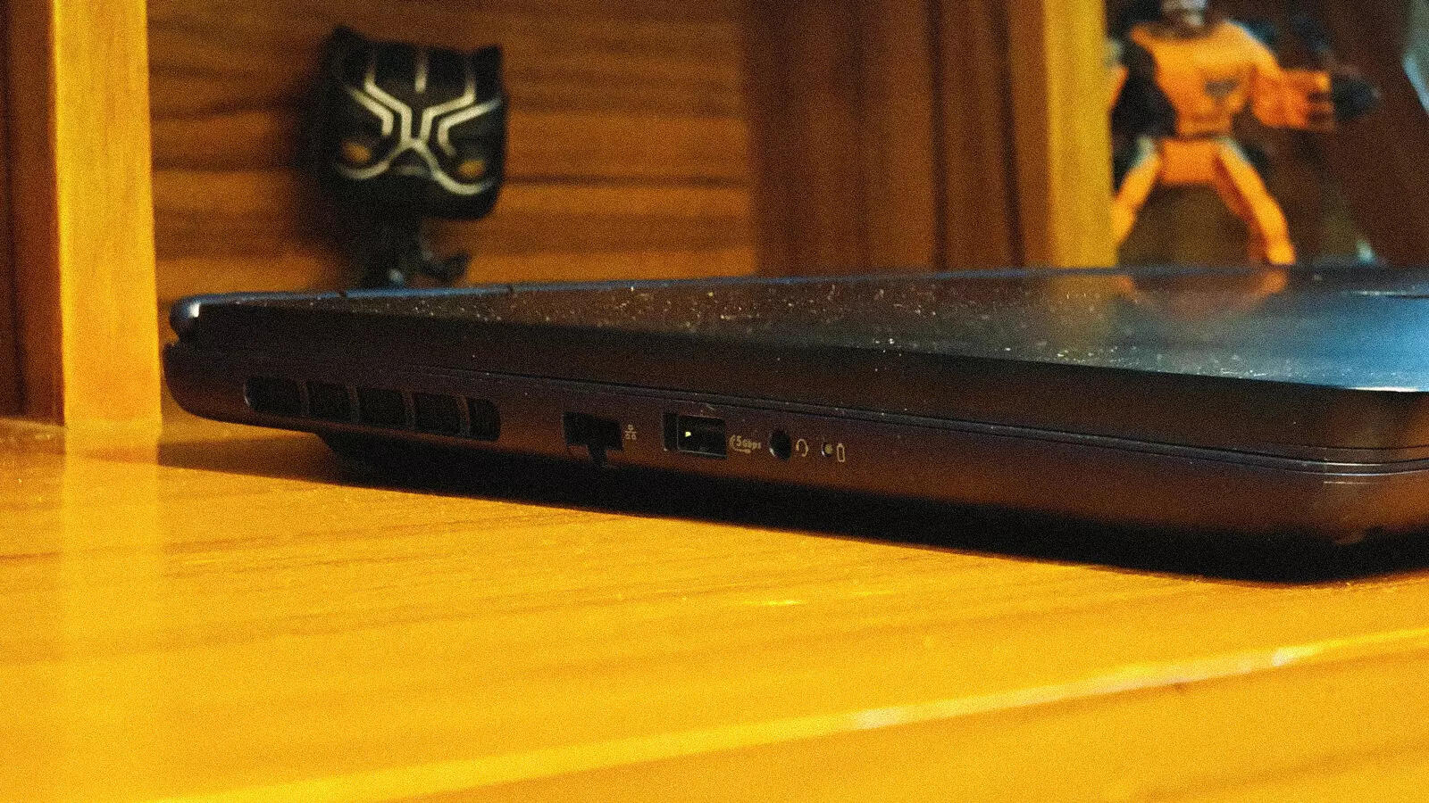 Some more ports are on the side