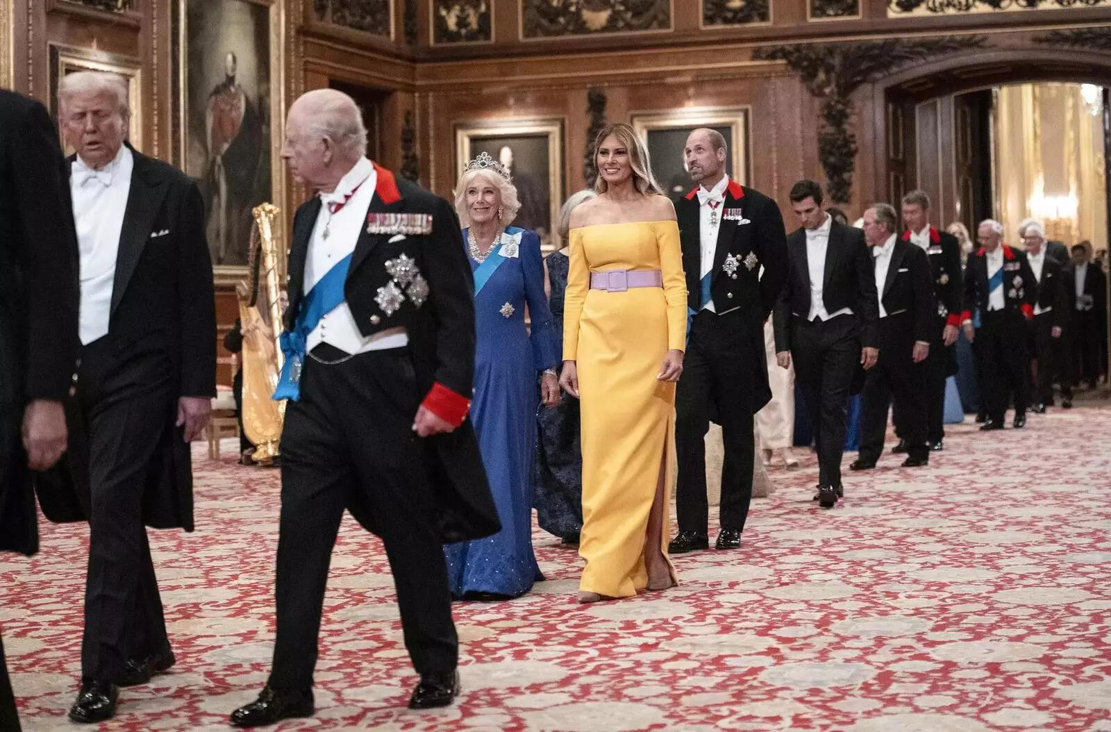 Melania Trump Takes Royal Refuge in Fashion.