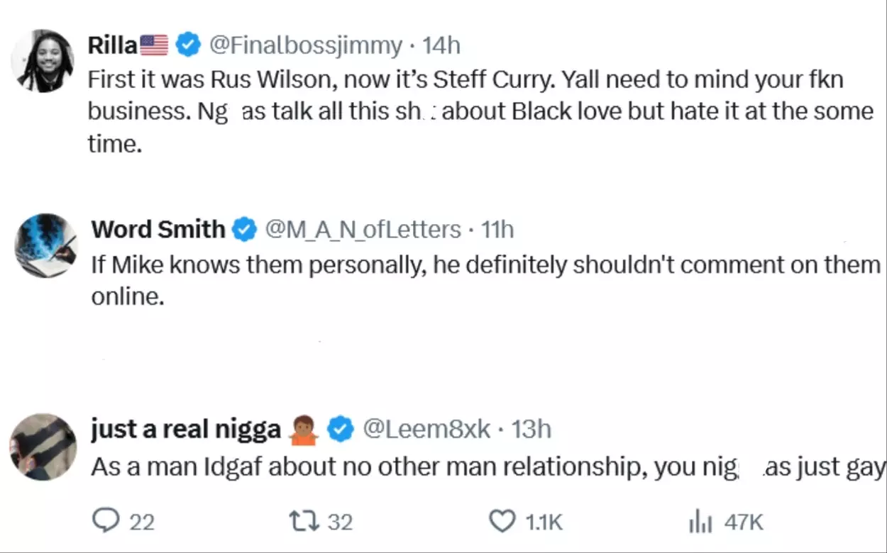 Fans supported Steph and Ayesha Curry against Mike's comment