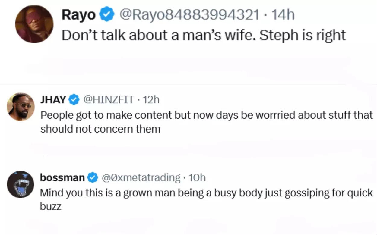 ​Fans supported Steph and Ayesha Curry against Mike's comment