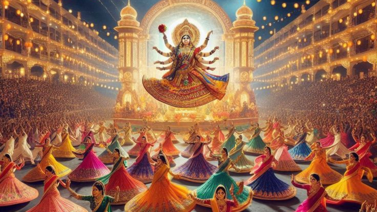 (Image Credits: Pinterest) Shardiya Navratri colours 2025