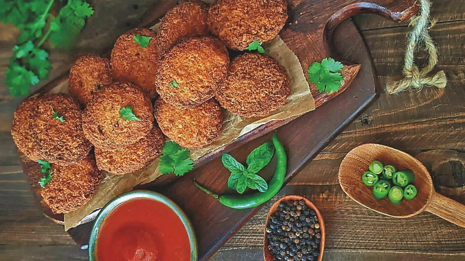 Veg cutlets are best after-bhog indulgences